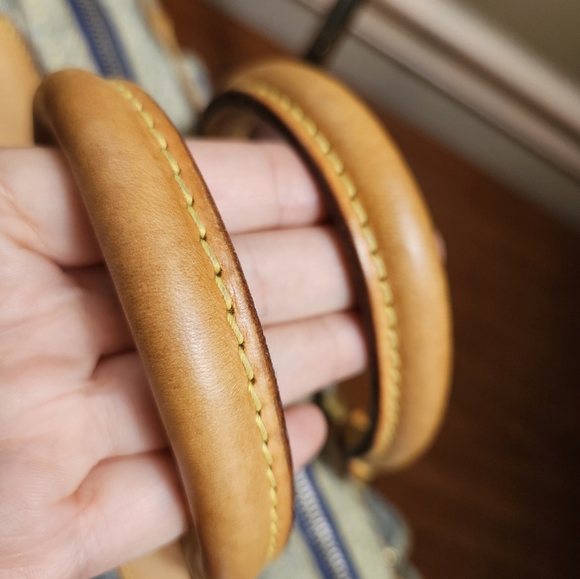 Auth LOUIS VUITTON Neo Speedy Denim Jean Handbag - Picture 6 of 17